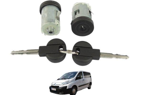 Личинка замку комплект 2 штуки Citroen Jumpy 1 (3318-4) 2007-2016