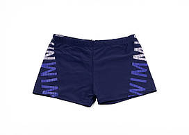 Оптом чоловічі та підліткові боксери для купання (арт. 25-14-292) синий