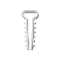 Дюбель-хомут ялинка Relfix 10 x 5 мм (100 шт/уп) білий