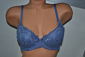 Бюстгальтер Han мереживна чашка B Васильковий