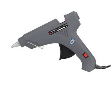 Пистолет клеевой 60Вт, 230В, 165-180°C под стержни 10.8-11.5мм, 8-20 г/мин. INTERTOOL RT-1103
