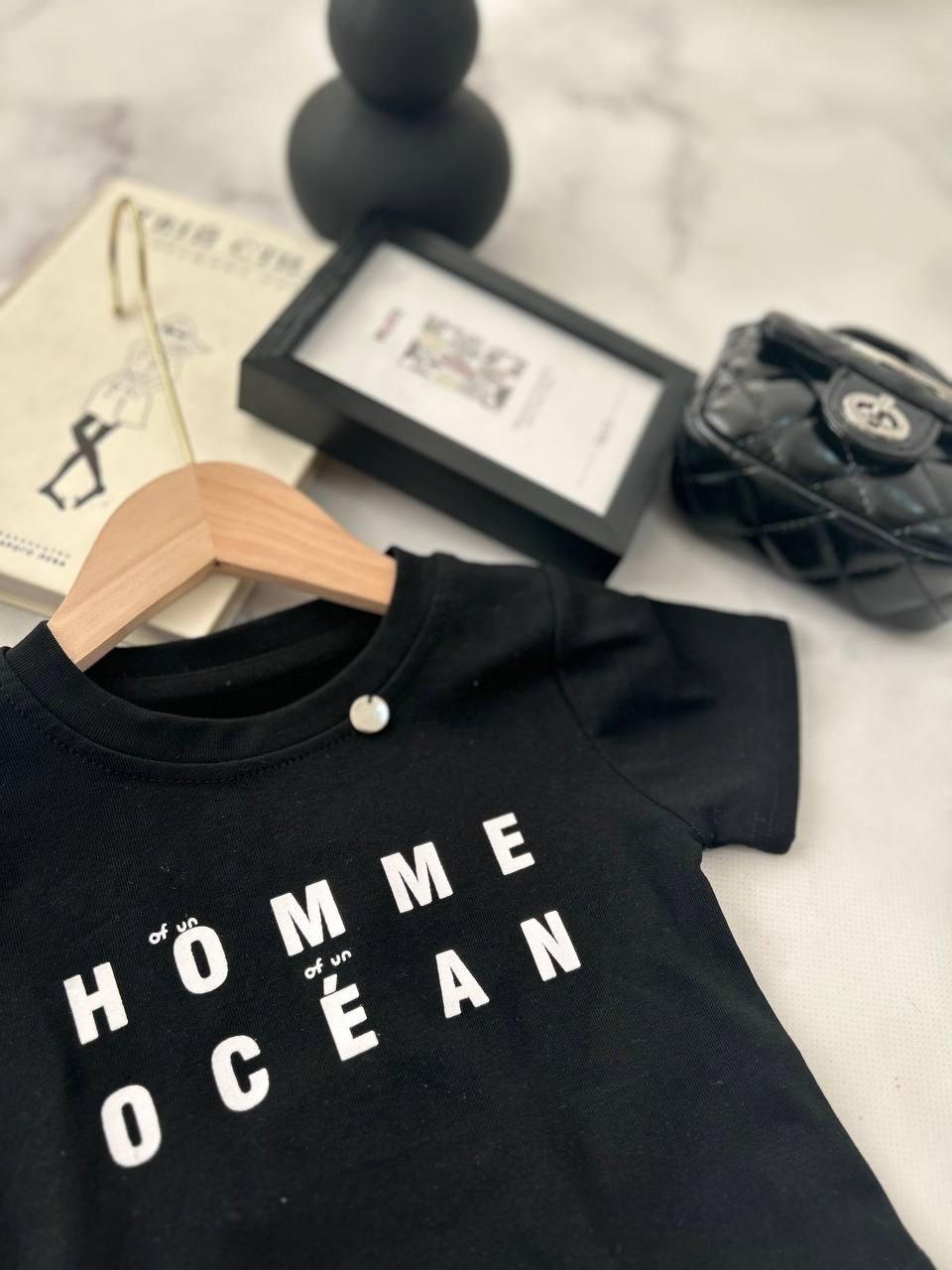 Топ "Homme ocean" Чорний 89727 63, kubaobei, Чорний, Для дівчаток, Літо, 98, фото 1