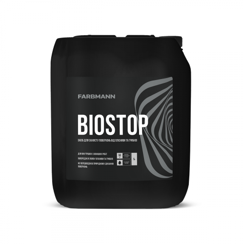 Грунтовка протигрибкова FARBMANN BIOSTOP (ФАРБМЕН БІОСТОП) 1л