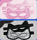 Зігрівальна й охолоджувальна маска компрес для очей, чорна, фото 4