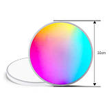 Стельовий світлодіодний світильник Sehon RGB управління через додаток + пульт ДУ 30см 24W White (3_06065), фото 4