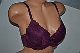 Бюстгальтер Han мереживна павутина чашка C Фіолетовий, фото 2