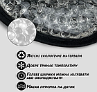 Зігрівальна й охолоджувальна маска компрес для очей, чорна, фото 5