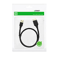 Кабель для камери жорсткого диска телефона Micro USB 3.0 на USB-A 3.0 UGREEN US130 1м (чорний), фото 9