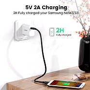 Кабель для камери жорсткого диска телефона Micro USB 3.0 на USB-A 3.0 UGREEN US130 1м (чорний), фото 7