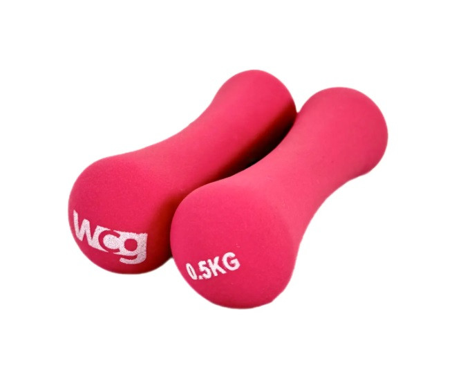 Неопренові фітнес гантелі 2 штуки по 0,5 кг WCG