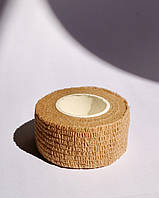 Бинт медичний когезивний фіксуючий  торгової марки IGAR ( бежевого кольору )  2,5см х 4,5м