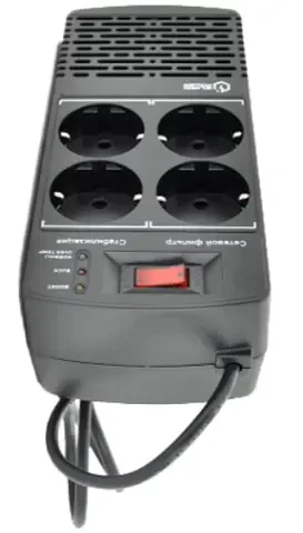 Стабілізатор напруги релейний  Europower EPX-1204 1200VA 600W, input:184~276V, output:220V±10%