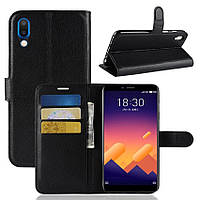 Чохол-книжка Litchie Wallet для Meizu E3 Чорний