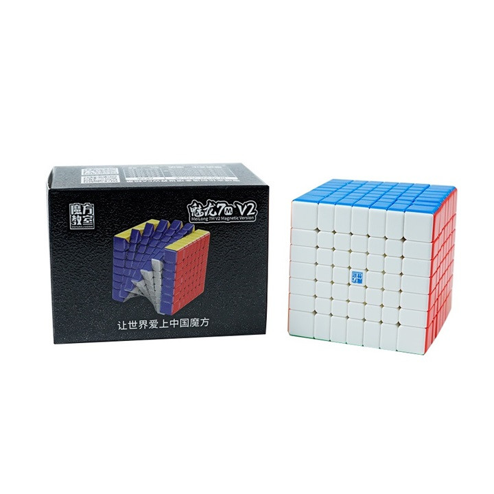 Meilong V2 Magnetic 7x7 Cube | Кубик Рубіка 7х7 магнітний без наліпок МоЮ