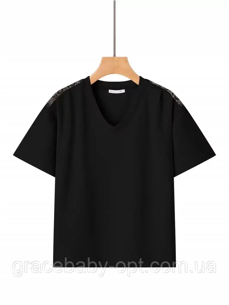Футболка жіноча оптом, Glo-story, S-2XL pp,  № WPO-5507-2, фото 1