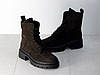 Черевики замшеві жіночі демісезон коричневі, фото 9