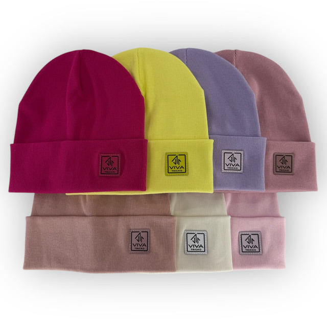 Двойная трикотажная шапка с отворотом для мальчика