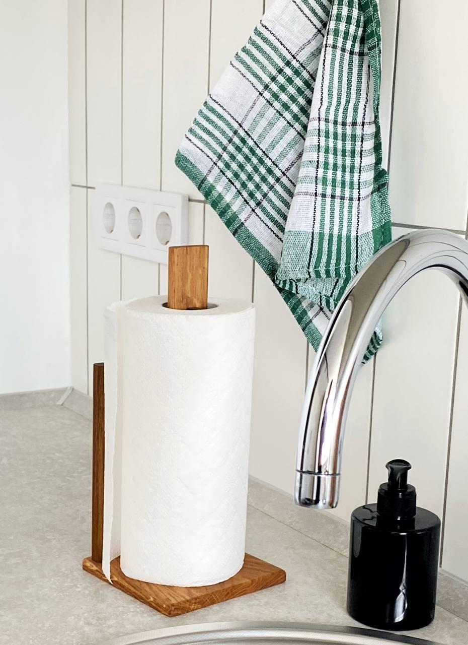 Підставка для паперових рушників з масиву дуба, ручна робота, ESTHETICS