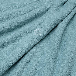 Двостороння махрова тканина, колір світлий евкаліпт