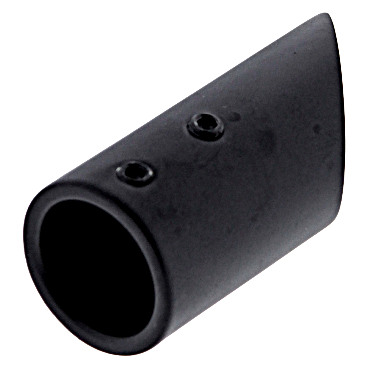 Конектор до труби 45° чорний мат (КН13 БЛ)