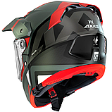 Мотошолом AXXIS WOLF DS Hydra B5 Matt Red XS, фото 2