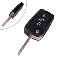Корпус ключ Hyundai IX35 KIA Rondo Sportage Soul Rio 3кн (000127)