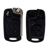 Корпус ключ Hyundai IX35 KIA Rondo Sportage Soul Rio 3кн (000127), фото 2