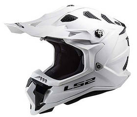 Мотошолом LS2 MX700 Subverter EVO Solid White S