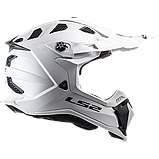 Мотошолом LS2 MX700 Subverter EVO Solid White S, фото 7