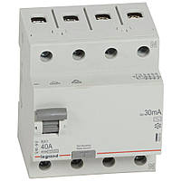 Диф. реле RX3 30мA 40А 3п+N AC Legrand