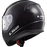 Мотошолом LS2 FF353 Rapid Solid Gloss Black XS, фото 6
