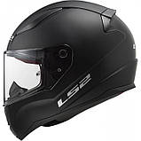 Мотошолом LS2 FF353 Rapid Solid Matt Black XS, фото 3