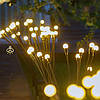Набір 4шт Садовий світильник на сонячній батареї 6LED, 74см / Садовий ліхтар світлячок / Ліхтар для саду, фото 3