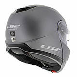Мотошолом LS2 FF908 Strobe II Solid Matt Titanium ECE2206 XS, фото 4