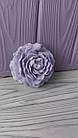 Крафтове мило з ефірної олією лаванди, лавандове мило в формі квітки, мило квітка в подарунковій коробці, фото 9