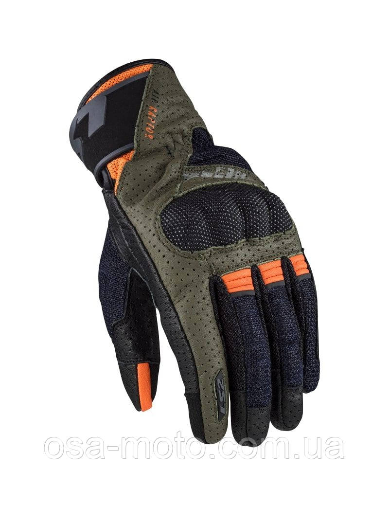 Моторукавички LS2 Air Raptor Green Orange M
