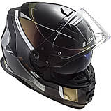 Мотошолом LS2 FF800 Storm Velvet Black Rainbow S, фото 3