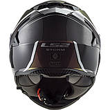 Мотошолом LS2 FF800 Storm Velvet Black Rainbow S, фото 6