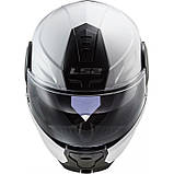 Мотошолом LS2 FF902 Scope Solid Gloss White + Pinlock XS, фото 4