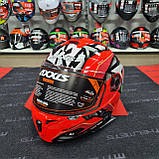 Мотошолом AXXIS DRAKEN S Jolly C5 Gloss Red M, фото 4