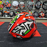 Мотошолом AXXIS DRAKEN S Jolly C5 Gloss Red M, фото 5