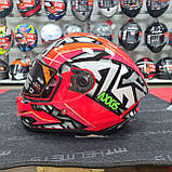 Мотошолом AXXIS DRAKEN S Jolly C5 Gloss Red M, фото 7