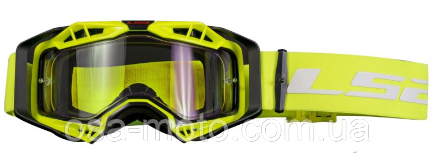 Маска кросова LS2 AURA Enduro Gold +Pinlock