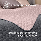 Покривало на ліжко Silhouette 240x260 IDEIA двостороннє міцне стібка тканини антиалергенне волоконо, фото 6