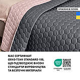 Покривало на ліжко Silhouette 240x260 IDEIA двостороннє міцне стібка тканини антиалергенне волоконо, фото 9