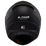 Мотошолом LS2 FF353 Rapid 2 Solid Matt Black ECE2206 XS, фото 7
