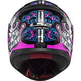 Мотошолом дитячий LS2 FF353J Voodoo Black Fluo Pink YS, фото 6