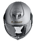 Мотошолом LS2 FF906 Advant Solid Matt Titanium ECE2206 XS, фото 6