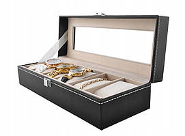 Скринька, органайзер для годинника 6 відділень Soulima 1520 Польща