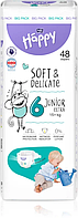 Підгузки Bella Baby Happy Soft&Delicate 6 Junior Extra (15+кг) 48шт
